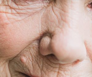 Close up of a person concentrating